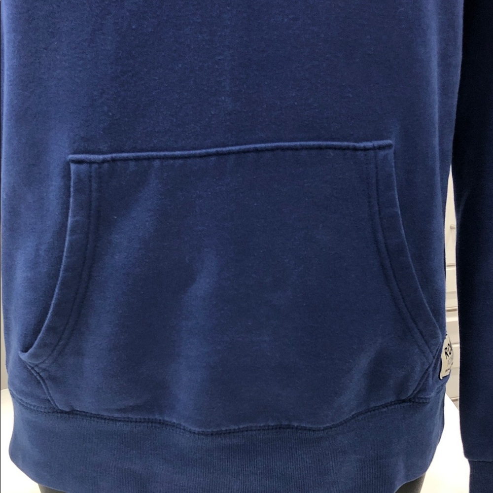 🦫Roots Hoodie with Chenille Patch - Women’s XXS - Blue/Mustard- Yellow - Picture 7 of 15